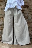 Arbi Gingham Palazzo Pant Mocha